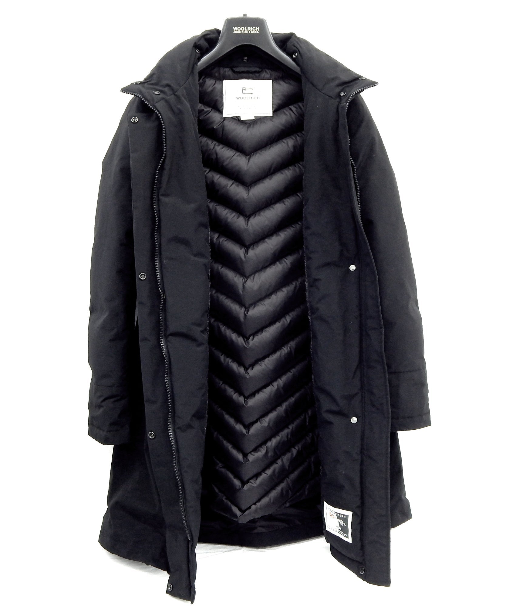 WOOLRICH/ウールリッチ BOW BRIDGE PARKA ボウ ブリッジ パーカー WWOU0551 Black Sサイズ - 安心保証・業界最安値の販売 福助