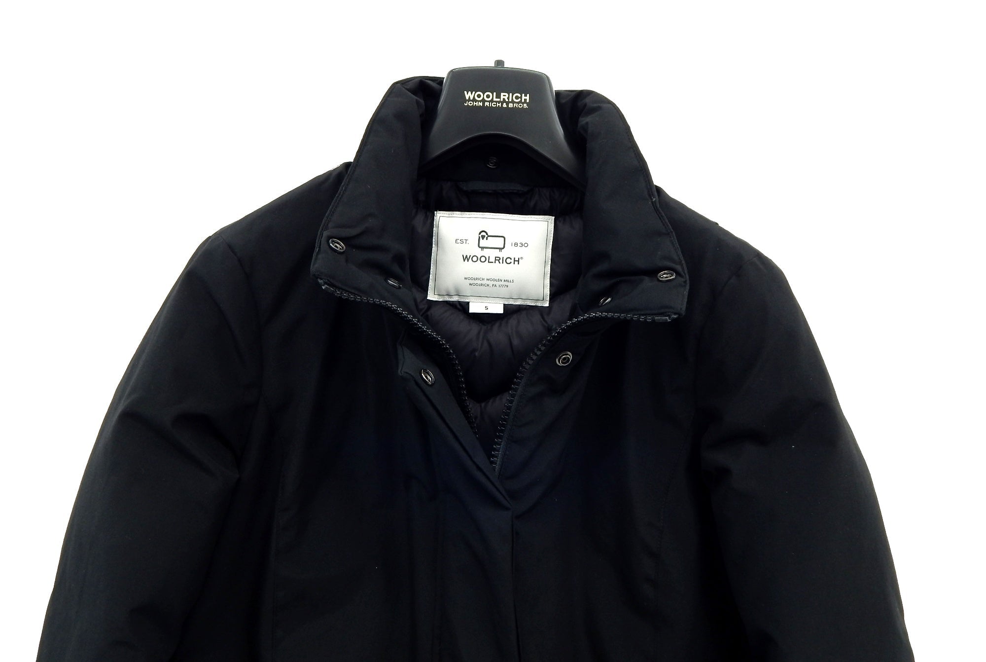 WOOLRICH/ウールリッチ BOW BRIDGE PARKA ボウ ブリッジ パーカー WWOU0551 Black Sサイズ - 安心保証・業界最安値の販売 福助
