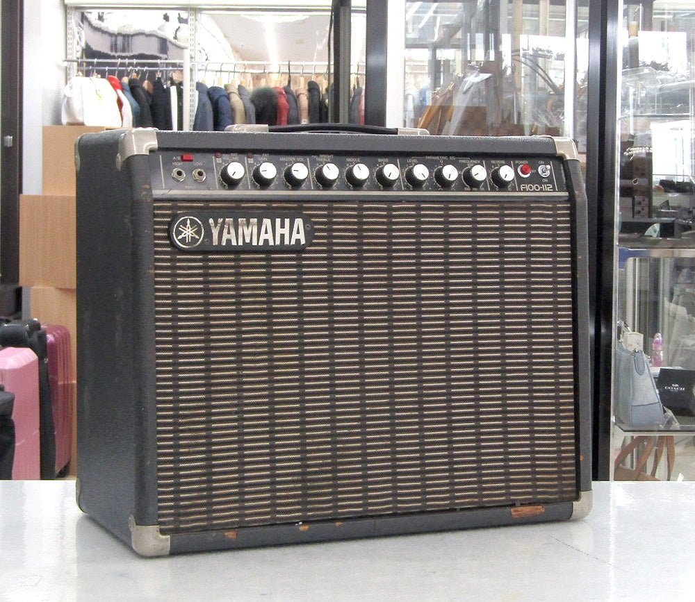 YAMAHA ヤマハ ギターアンプ F100 - 112 100W出力 12インチスピーカー 2チャンネル仕様 リバーブ搭載 - 電動工具・楽器・ブランド・住設家電も総合リユース｜リサイクルショップ福助