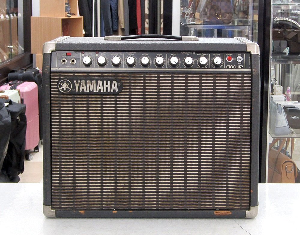 YAMAHA ヤマハ ギターアンプ F100 - 112 100W出力 12インチスピーカー 2チャンネル仕様 リバーブ搭載 - 電動工具・楽器・ブランド・住設家電も総合リユース｜リサイクルショップ福助