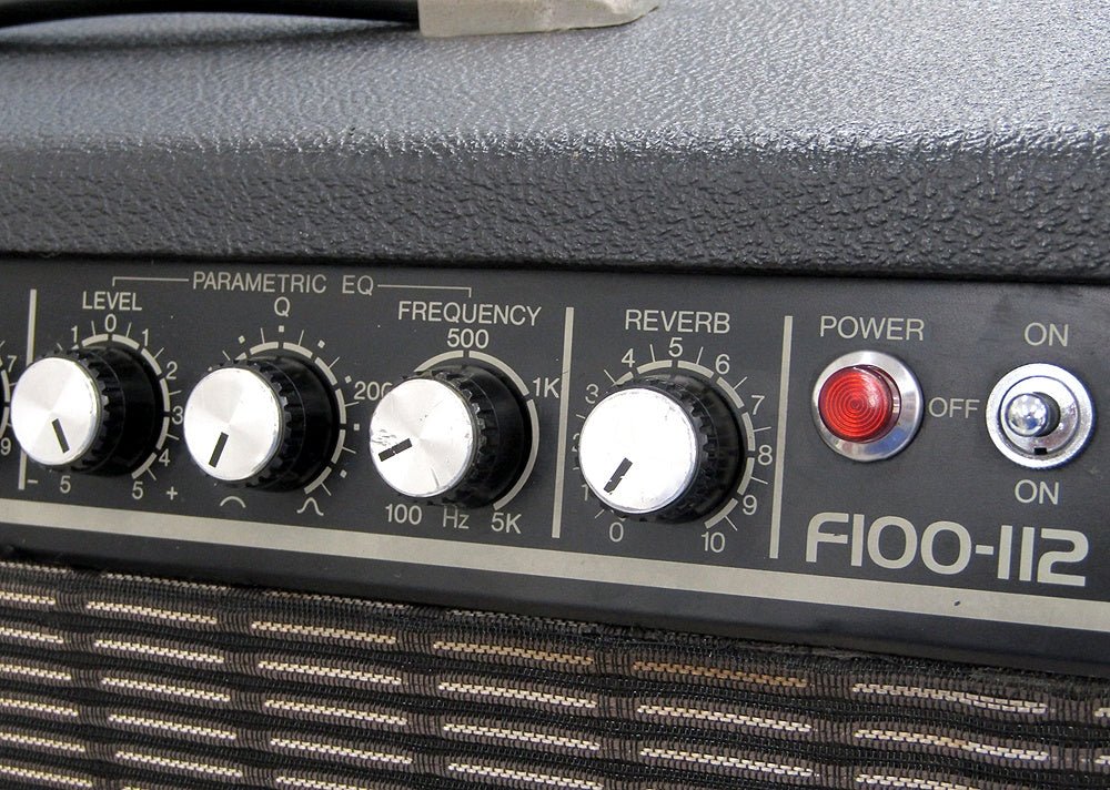 YAMAHA ヤマハ ギターアンプ F100 - 112 100W出力 12インチスピーカー 2チャンネル仕様 リバーブ搭載 - 電動工具・楽器・ブランド・住設家電も総合リユース｜リサイクルショップ福助