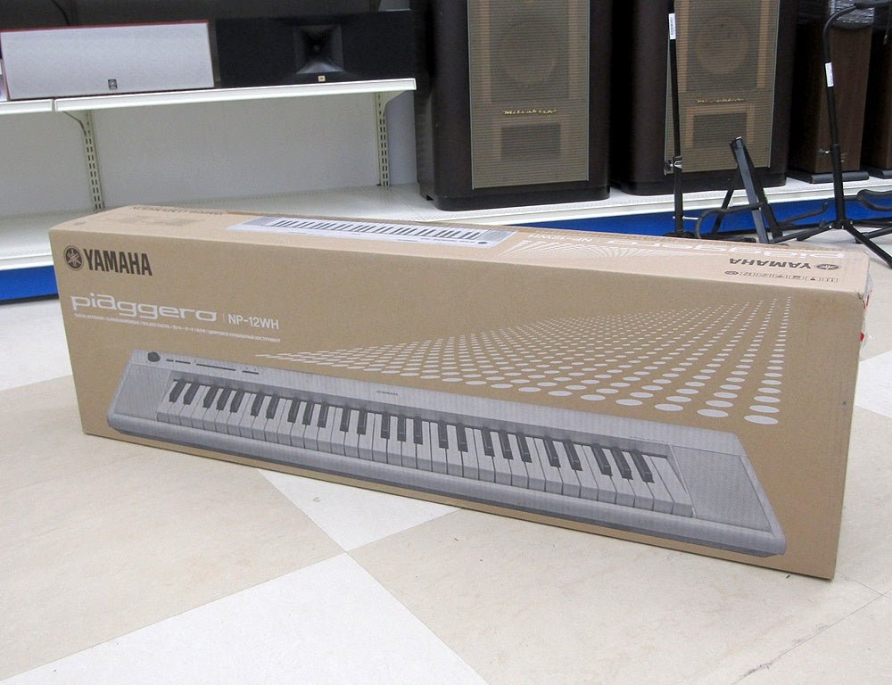 ヤマハ YAMAHA NP - 12WH ホワイト 61鍵盤 電子キーボード piaggero/ピアジェーロ - 安心保証・業界最安値の販売 福助