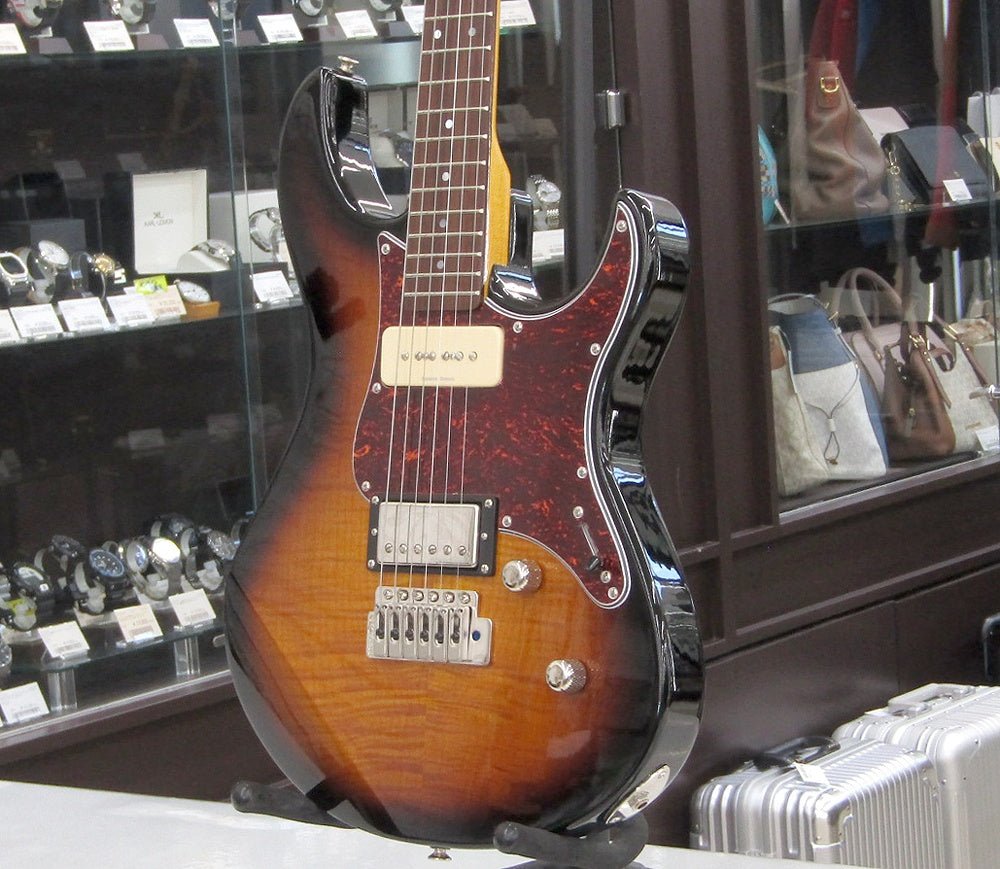 YAMAHA PACIFICA PAC611VFM TBS ヤマハ エレキギター パシフィカ 純正ソフトケース付属 - 電動工具・楽器・ブランド・住設家電も総合リユース｜リサイクルショップ福助