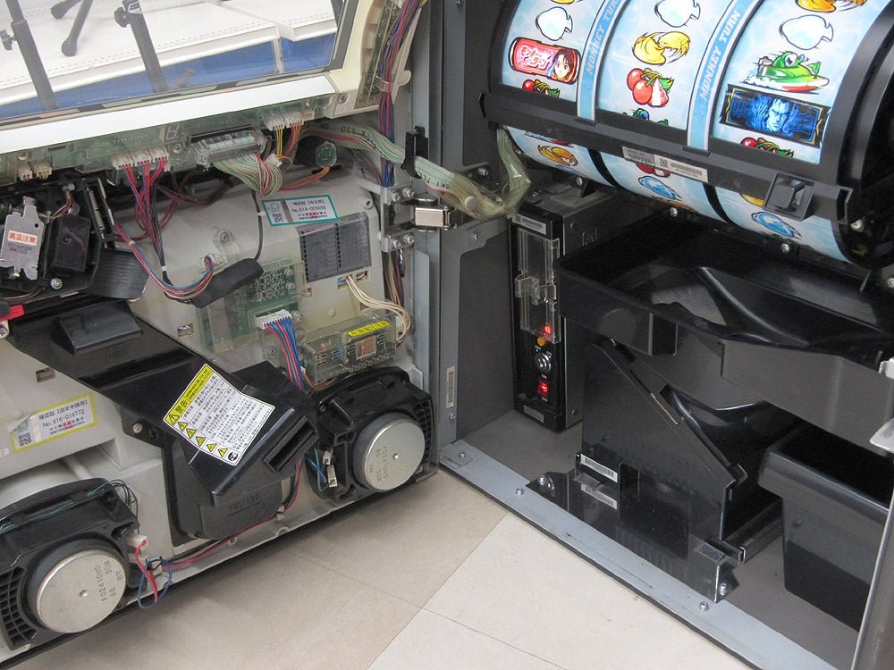 パチスロ実機 モンキーターンⅡ スロット YAMASA/山佐 家庭用原電対応/コイン不要機搭載/Vol調節有 モンキーターン2 - 安心保証・業界最安値の販売 福助