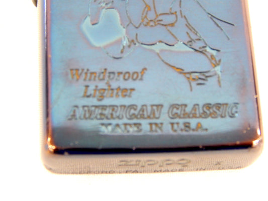 ZIPPO(ジッポー) ライター ウェンディ ロゴ ブルーチタン 500個限定 シリアルNo.0025 - 安心保証・業界最安値の販売 福助