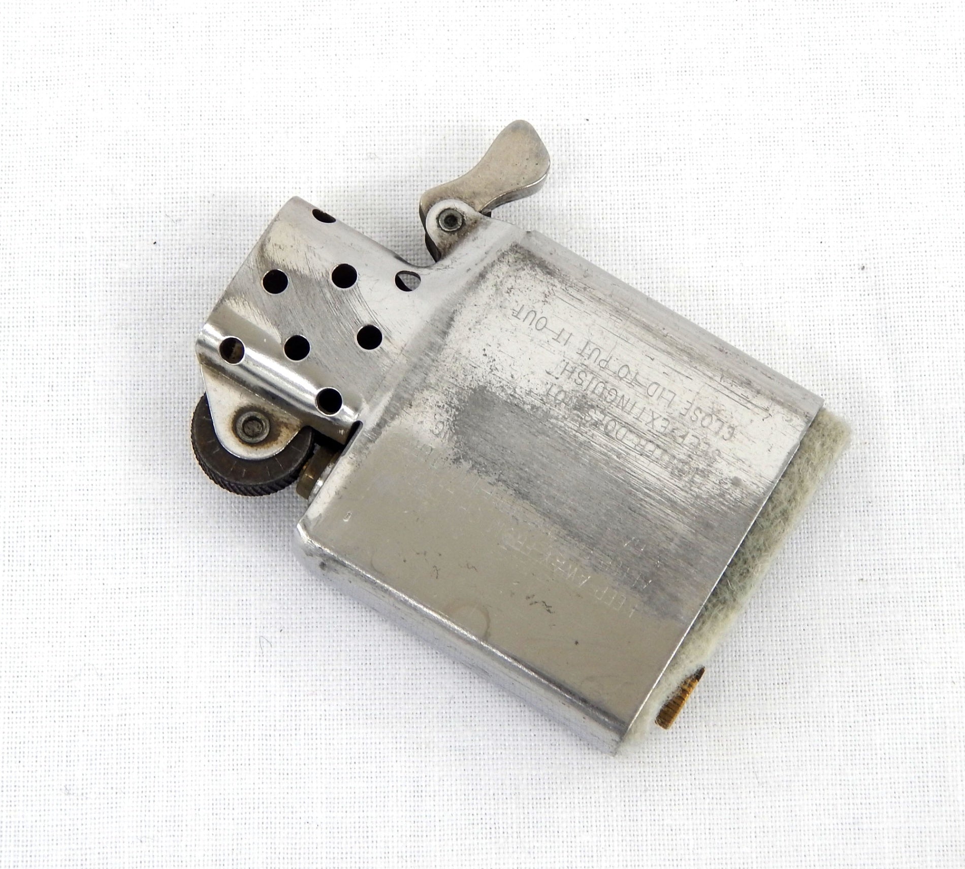 ZIPPO(ジッポー) ライター ウェンディ ロゴ ブルーチタン 500個限定 シリアルNo.0025 - 安心保証・業界最安値の販売 福助