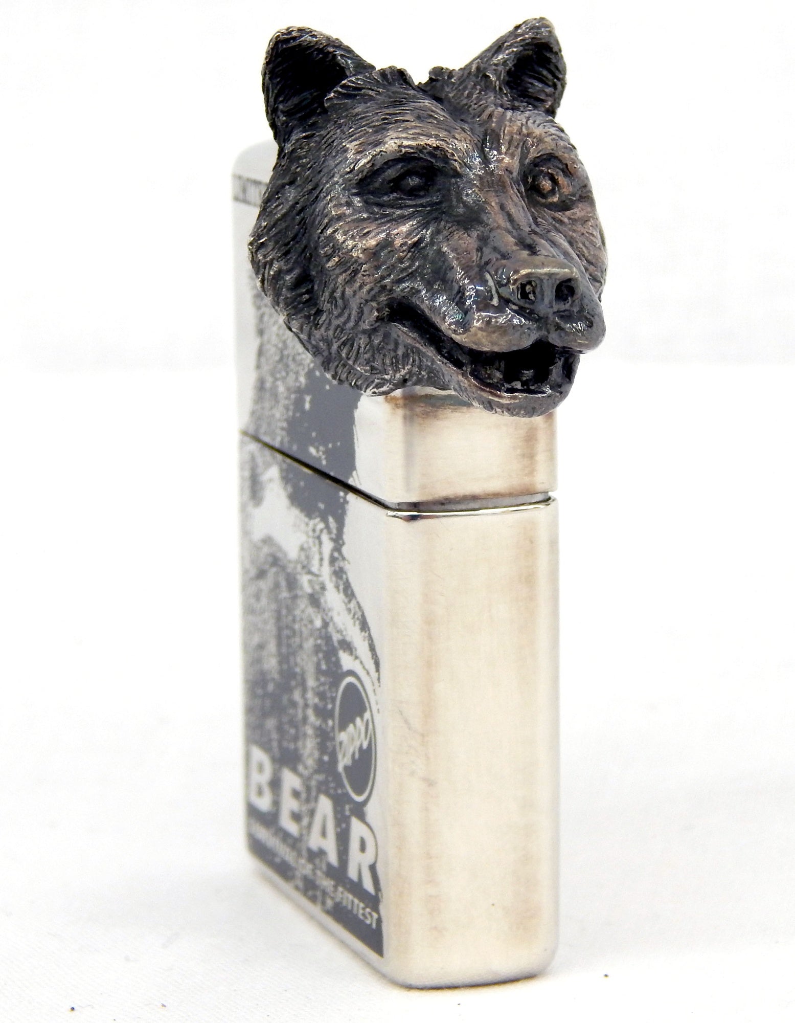 ZIPPO (ジッポ―) オイルライター BEAR SURVIVAL OF THE FITTEST シリアルNo.0551 - 安心保証・業界最安値の販売 福助