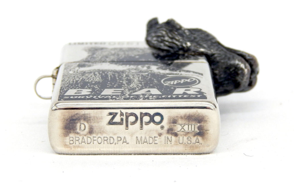 ZIPPO (ジッポ―) オイルライター BEAR SURVIVAL OF THE FITTEST シリアルNo.0551 - 安心保証・業界最安値の販売 福助